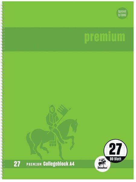 Produktbild Staufen Collegeblock A4 80BL Lin.27 grün (A4, Liniert)