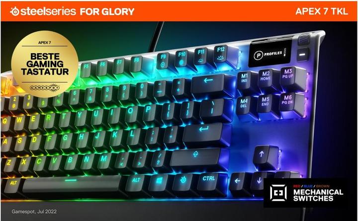 Produktbild SteelSeries Apex 7 TKL (DE, Kabelgebunden)