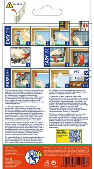 Image du produit tesa Moustiquaire COMFORT pour fenêtres, avec bande Velcro, autocollante, sans perçage (130 x 150 cm)