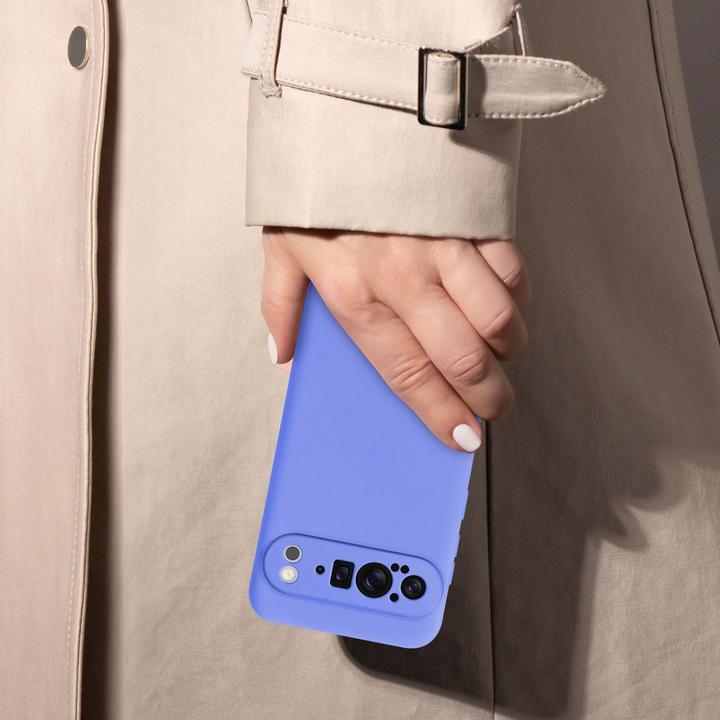 Actual product image Cadorabo Case for Google Pixel 9 PRO XL TPU Liquid Silicone Cover (Google Pixel 9 Pro XL)