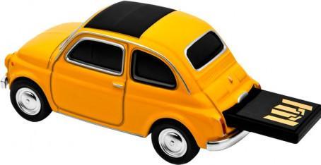 Image du produit GO Europe Clé USB2.0 32 Go Fiat 500 Oldtimer jaune - Mémoire Flash - non triée (32 Go, USB-A)