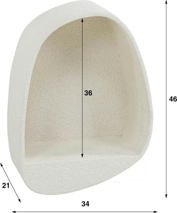 Actual product image Ringo-Living Delia (34 x 21 x 46 cm)