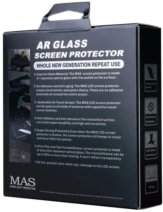 Image du produit MAS Nikon D850/D6 - Verre de protection LCD (Protecteur d'écran, D850, D6)