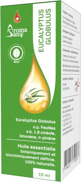 Produktbild AromaSan Eukalyptus Globulus Bio Ätherisches Öl (15ml)