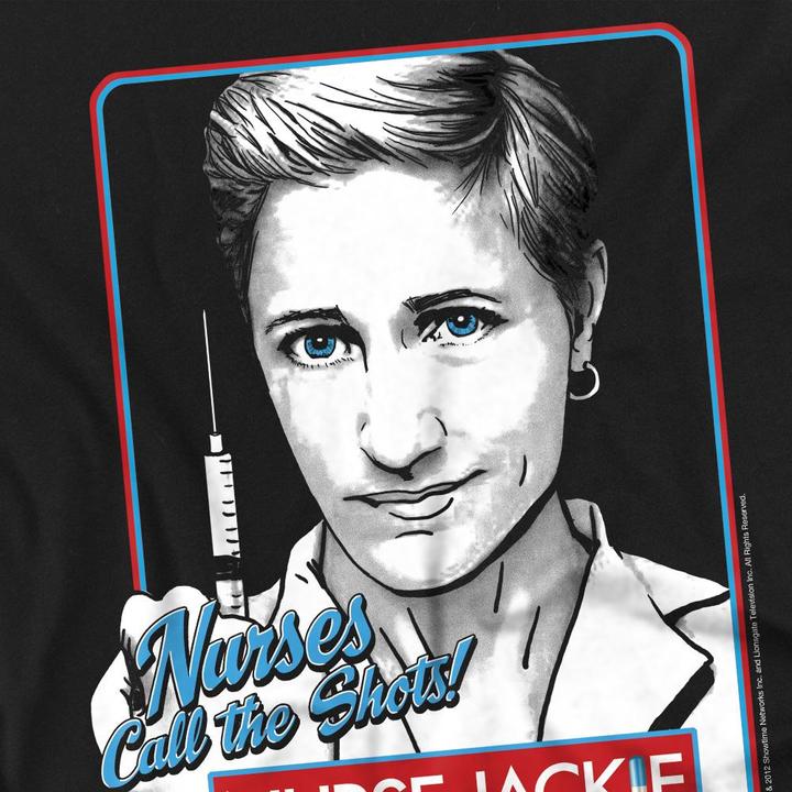 Actual product image Nurse Jackie Mens Nurses Call The Shots T-Shirt (5XL)