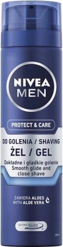 NIVEA Men Protect & Care ochronny żel do golenia 200ml (200 ml, Rasiergel)