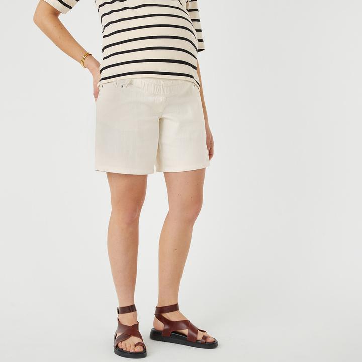 Actual product image La Redoute Collections Denim maternity shorts (Frequency band 38 (2600 MHz))