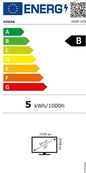 Energie-Label Kodak HDPF-978 (9.70", 2048 x 1536 Pixel)