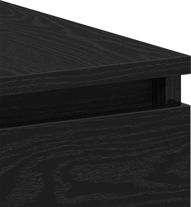 Produktbild VidaXL Schreibtische 2 Stück Schwarz Eiche 140x50x76 cm Holzwerkstoff (140 x 50 x 76 cm)