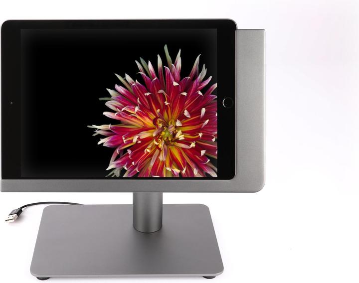 Actual product image Viveroo free flex#381217 iPad stand solution lacquer DarkSteel
