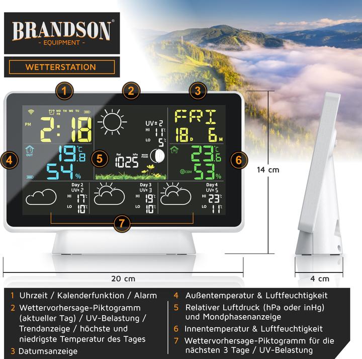 Produktbild Brandson Wetterstation