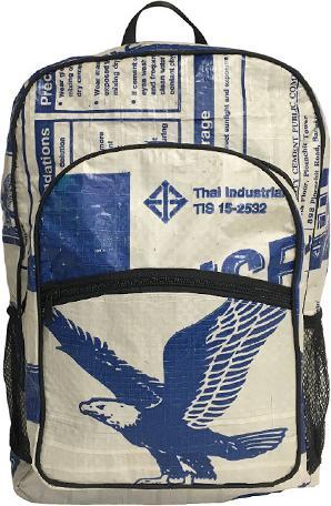 Produktbild Bekos Upcycling - Grosser Rucksack aus recycelten Zementsäcke Adler (30 l)