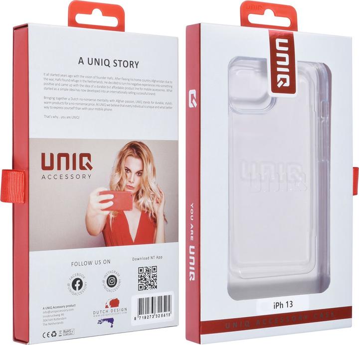 Image du produit UNIQ Accessory Étui pour téléphone portable iPhone 14 - Premium Hardcase Housse de protection en silicone (Apple iPhone 13, Apple iPhone 14)