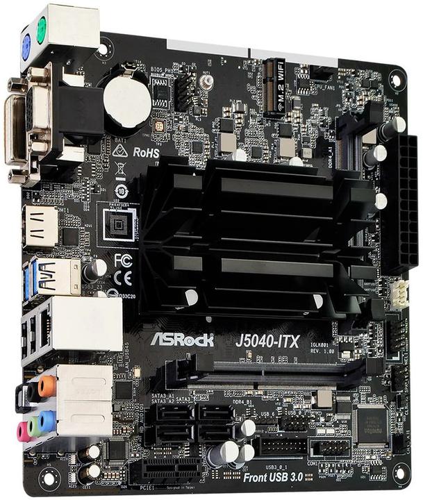 Image du produit AsRock J5040 (BGA 1090, Intel SoC, Mini-ITX)