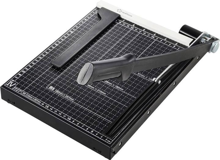 Actual product image Renkforce RF-CUT-100 lever cutter A4 Cutting capacity A4 80 g/m²: 12 sheets (12 Sheets, A4)