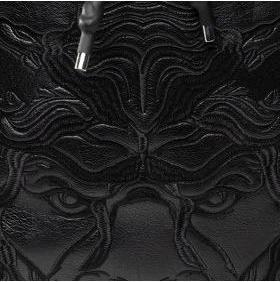 Actual product image Guess Salameda, Synthetic Leather, Textile Backpack, Black, Laptop Compart