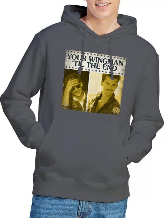 Immagine prodotto Top Gun Til The End Felpa con Cappuccio Uomo (S)