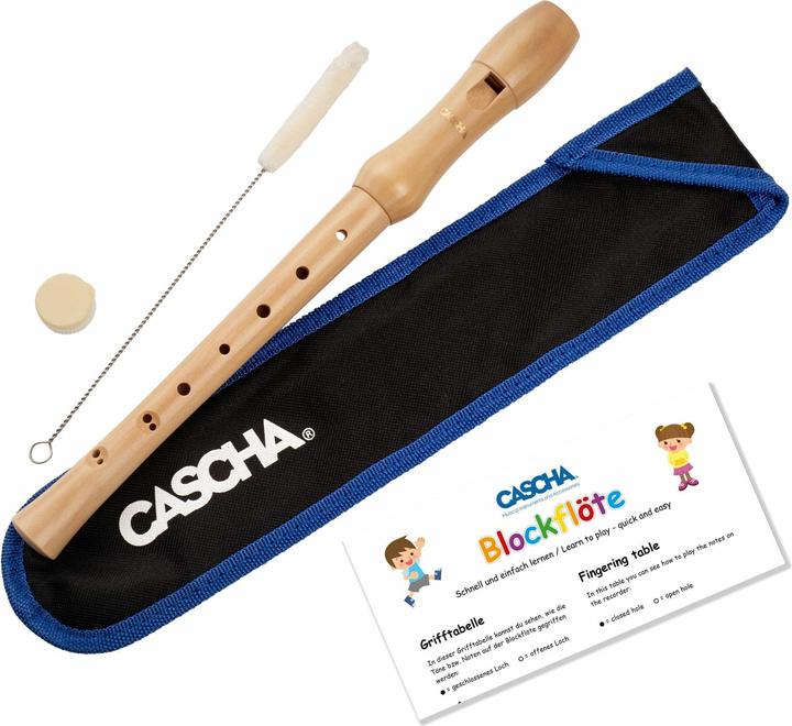 Wooden Recorder Maple - Baroque fingering (Blockflöte, Barock)