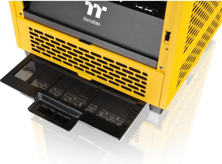 Thermaltake The Tower 200 Mini-Tower Mini-ITX Gehäuse Sichtfenster Bumblebee (Mini-ITX)