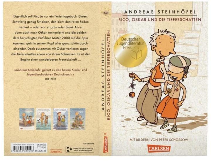 Produktbild Rico, Oskar und die Tieferschatten (Peter Schössow, Andreas Steinhöfel, Deutsch)