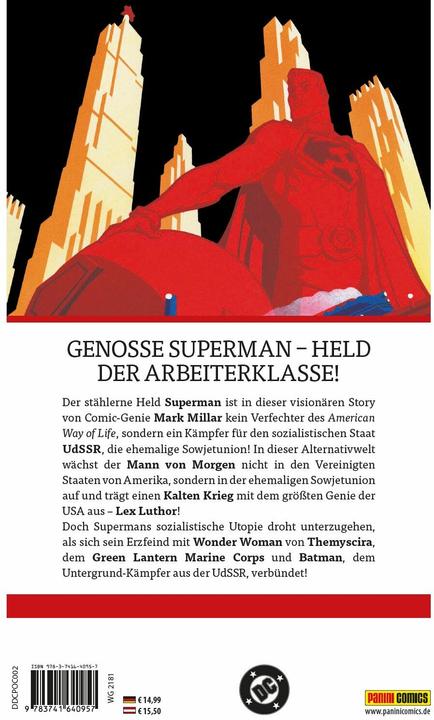 Produktbild Panini Genosse Superman (Pocket Edition) (Deutsch, Kilian Plunkett, Dave Johnson, Mark Millar, Christian Heiss, 2025)