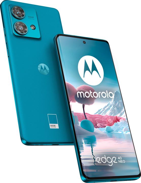 Productafbeelding Motorola Edge 40 Neo (256 GB, Caneelbaai, 6.55", SIM + eSIM, 50 Mpx, 5G)