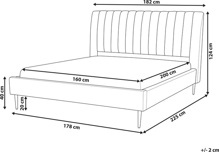 Actual product image Beliani Marville (160 x 200 cm)