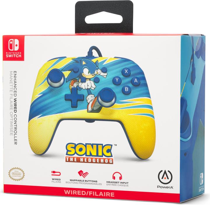 Actual product image NoName Wired Controller Nintendo Switch - Sonic Boost (Switch, Switch OLED)