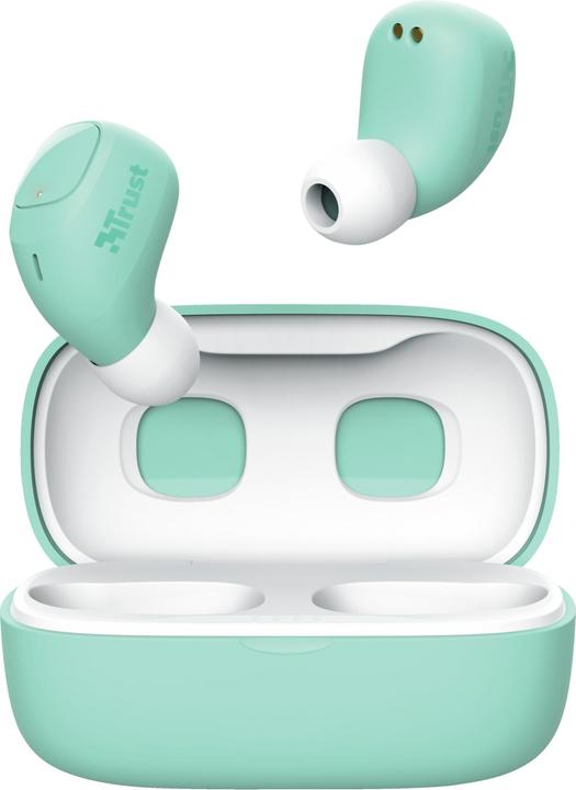 Produktbild Trust Nika Compact Blueth Earphones Mint (ANC, 8 h, Kabellos)