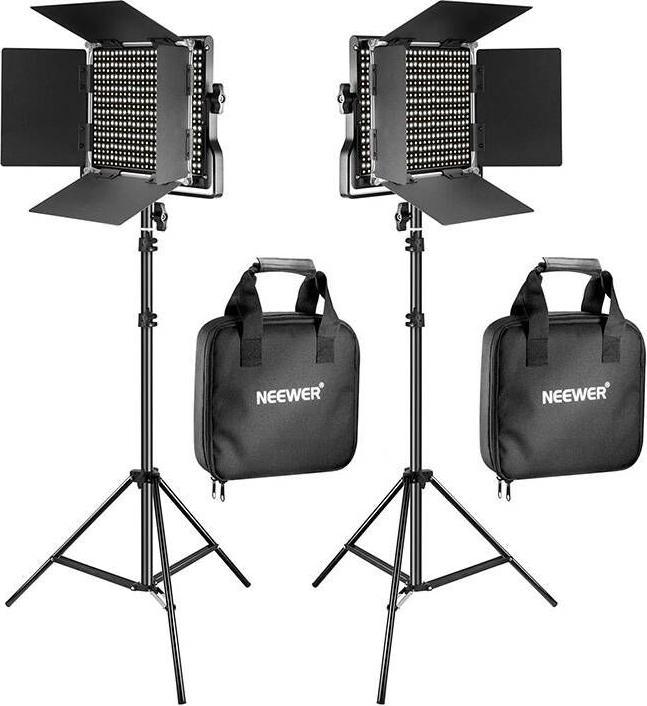 Image du produit Neewer Kit 660 Bi Color LED, deux ampoules 40W 3200-5600K (Panneaux lumineux)