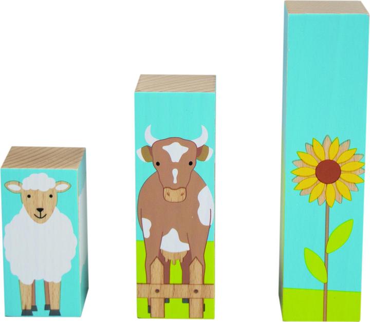 Image du produit Beleduc Puzzle à assembler La ferme (12 pièces)
