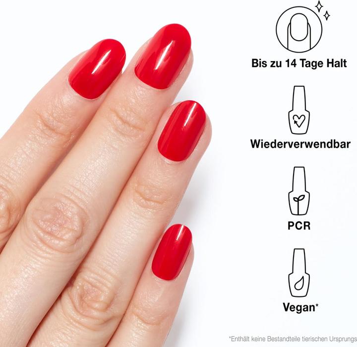 Actual product image OPI xPRESS/ON Press On Nails & Cuticle Oil 30 Pcs Reusable False Nails with up to 14 Days of Wear De (Artificial nails, Rose)