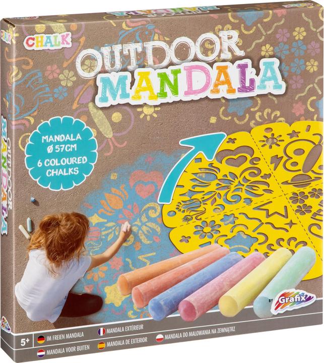 Produktbild Grafix Bürgersteig Kreide Mandala