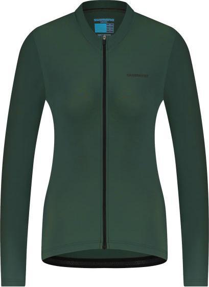 Shimano W'S Element Long Sleeves Jersey Green XXL (XXL)