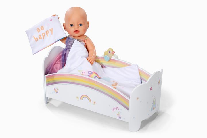 Actual product image Zapf Creation BABY born Regenbogen Bett