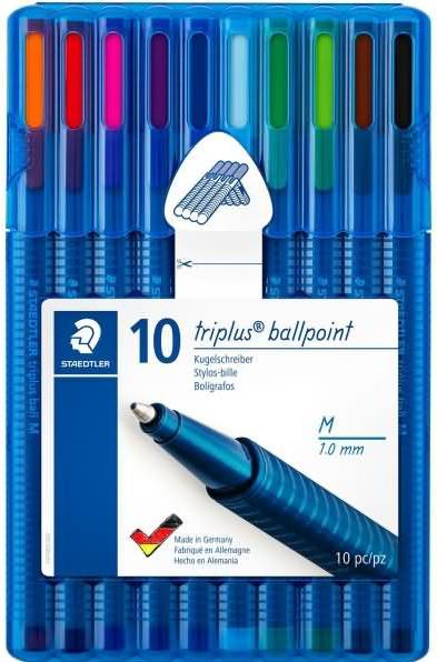Produktbild Staedtler Triplus ball M Box 10 Farben (10 Farben, 10 x)