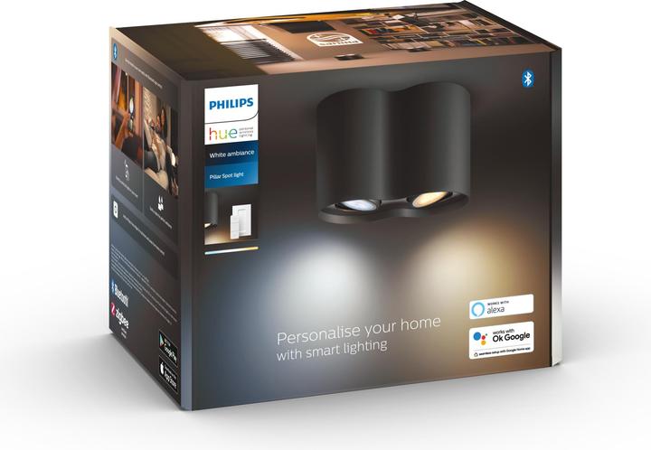 Actual product image Philips White Ambiance Pillar (350 lm, GU10)