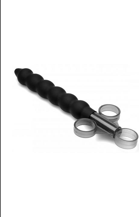 Actual product image XR Brands Silicone Beaded Lube Launcher