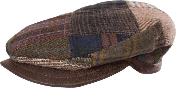 Horka Barett aus Tweed mit Patchworkmuster