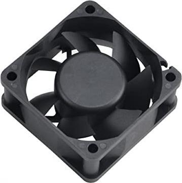 Produktbild Akasa 60*25mm black case fan, 3 pins, sleeve bearing, medium speed (60 mm)
