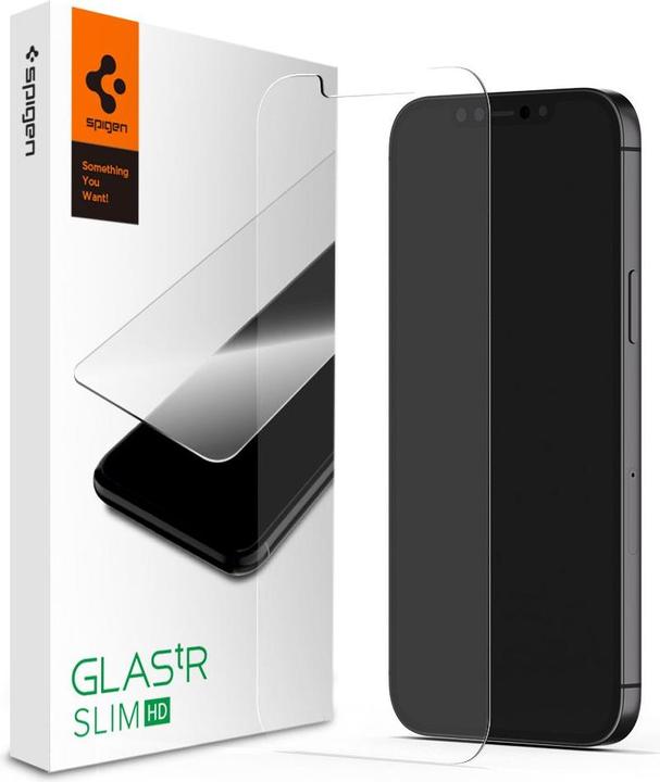 Produktbild Spigen Glas TR Displayschutzfolie 1 St. (1 Stück, Apple iPhone 12, Apple iPhone 12 Pro)