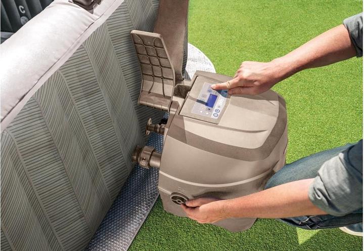 Actual product image Intex PureSpa Jet & Bubble Deluxe Chevron (6 pers.)
