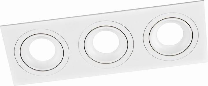 Image du produit Leduro SQUARE 3 Recessed white GU10 x 3