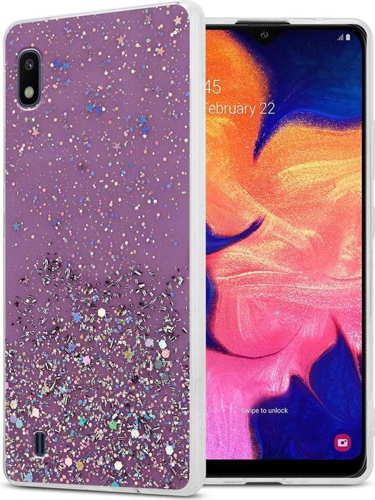 Violet avec paillettes