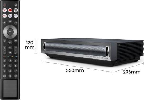 Immagine prodotto Hisense TV LASER PX3 80-150 4K (4K, 3000 lm, 0.22 :1)