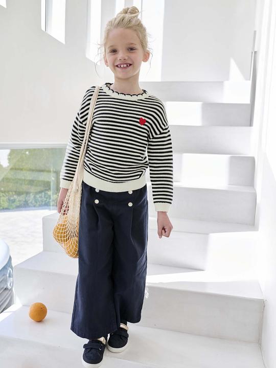 Actual product image Vertbaudet Mädchen Strickpullover mit Streifen (158)