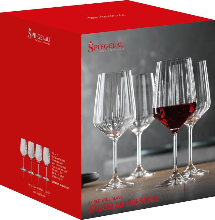 Productafbeelding Spiegelau Lifestyle-5118 (63 cl, 4 Bril, Rode wijnglazen)