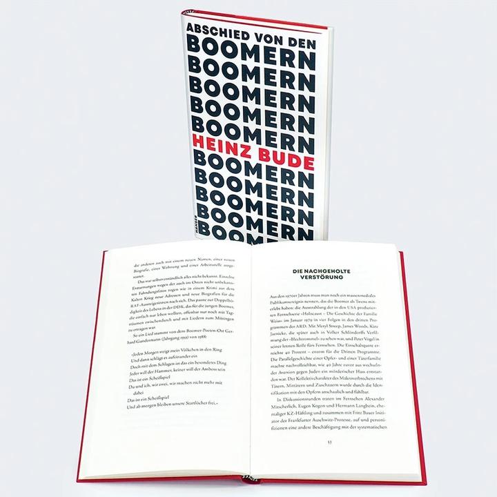 Actual product image Abschied von den Boomern (German, Heinz booth, 2024)