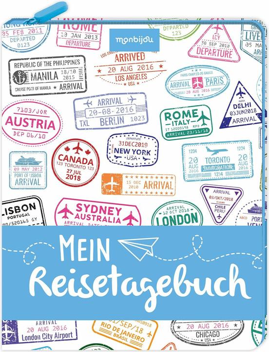Produktbild Mein Reise-Tagebuch - Eintragbuch mit R (Deutsch)