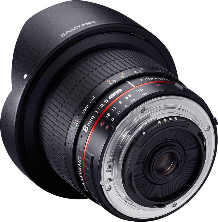 Image du produit Samyang 8mm f/3.5 Asph IF MC Fisheye CSII DH - Nikon F (Nikon F, APS-C / DX)